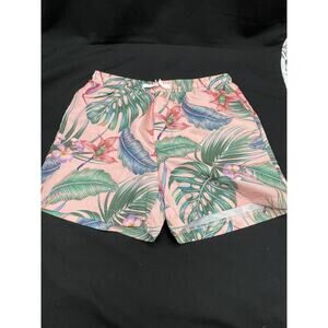 Boys Youth 8-9 Y Bathing Trunks NWT Floral Mesh Lined